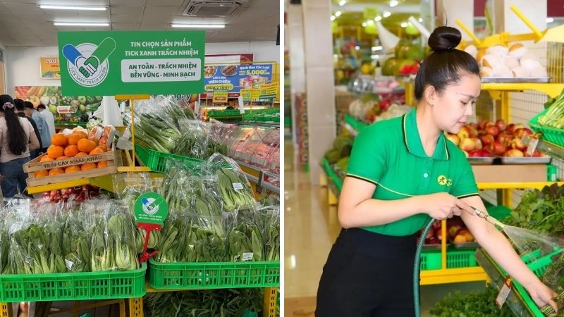 Các sản phẩm tham gia chương trình sẽ được ưu tiên phân phối, gắn logo nhận diện trên bao bì, giúp khách hàng dễ dàng phân biệt với các mặt hàng khác trong hệ thống