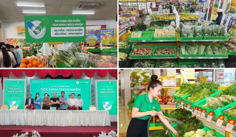 Bách hóa XANH: 100% Rau Củ Quả An Toàn Với "Tick Xanh Trách Nhiệm"
