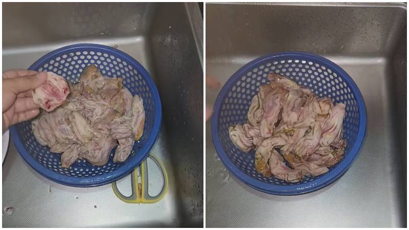 Sơ chế ruột cá