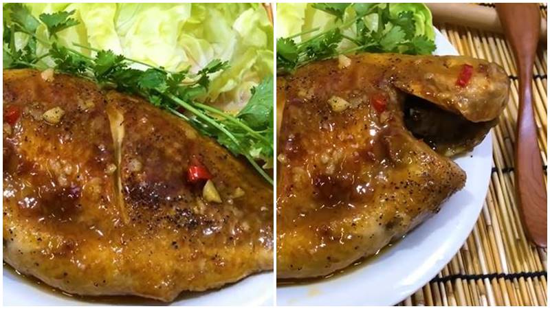 món cá diêu hồng sốt chanh dây