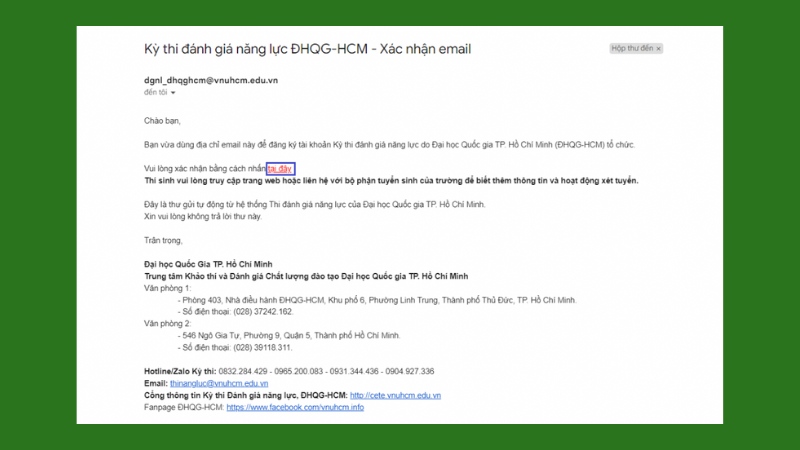 Kích hoạt tài khoản Kích hoạt tài khoản