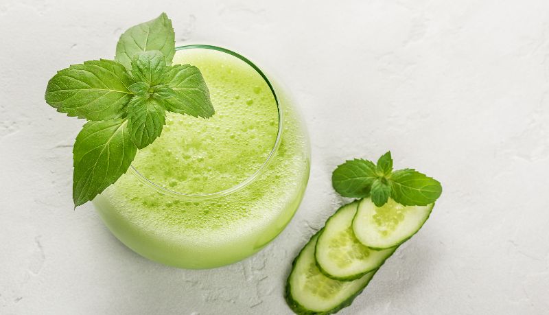 Sử dụng công thức từ trà xanh