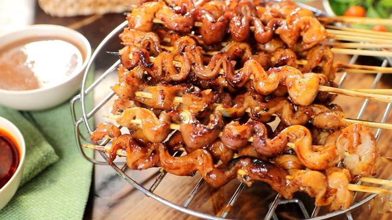 Bao tử cá ngừ nướng sa tế