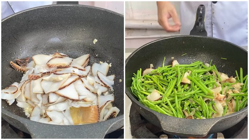 Xào ốc giác