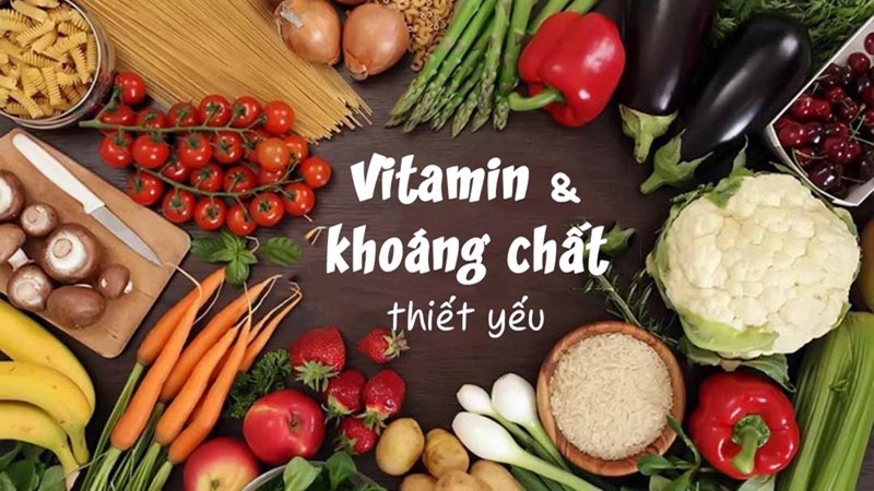 Bổ sung vitamin và khoáng chất thiết yếu