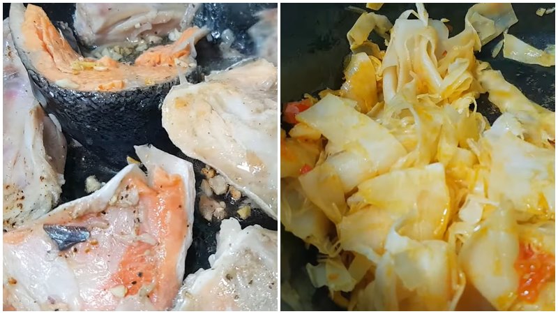 Xào các nguyên liệu