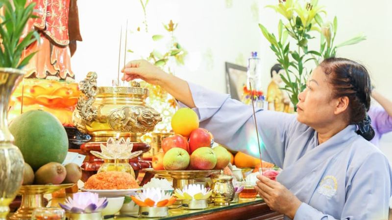 Mâm lễ cúng rằm tháng 5 âm lịch