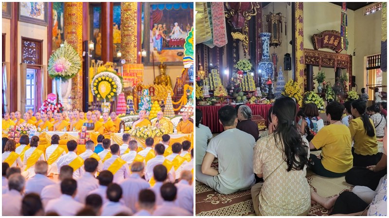 Tiếng chuông chùa như nhắc nhở đạo làm con.