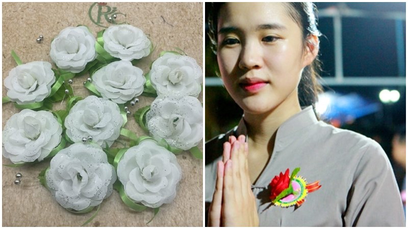 Cài hoa để nhớ, để thương.