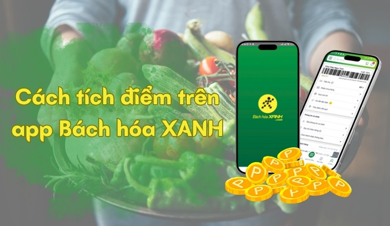 Cách tích điểm trên app Bách hóa XANH - Tích đổi quà liền tay!