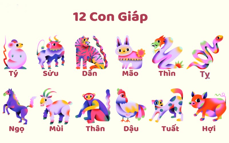 Ngày may mắn tháng 4 năm 2025 của 12 con giáp