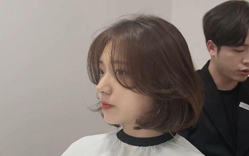 Tóc ngắn uốn chữ C