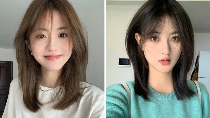 Kiểu tóc ngang vai