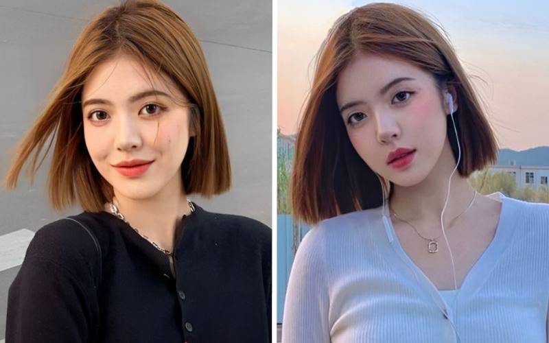 Tóc ngắn duỗi thẳng