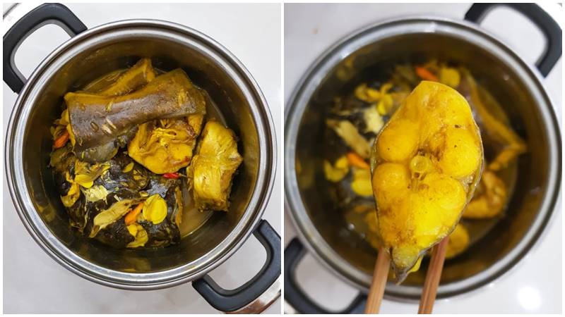 Cách làm cá lăng kho nghệ đẹp mắt, đậm đà
