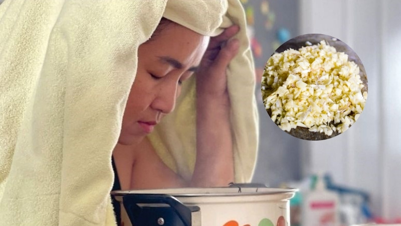 Các bước thực hiện xông tỏi an toàn