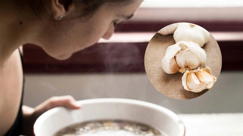 Lưu ý khi xông tỏi