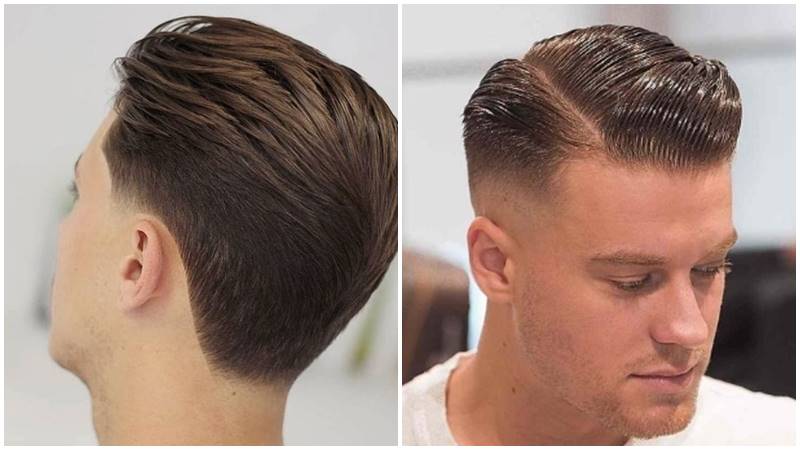 Taper Fade kết hợp Quiff Taper Fade kết hợp Quiff