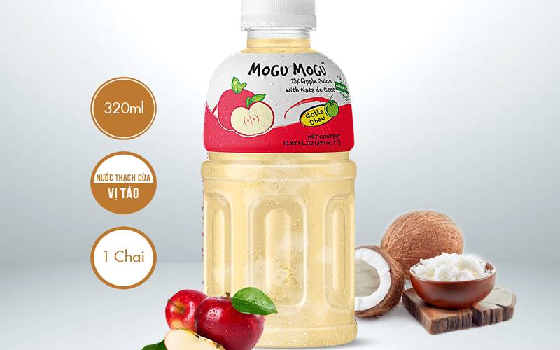 Mogu Mogu táo thạch dừa