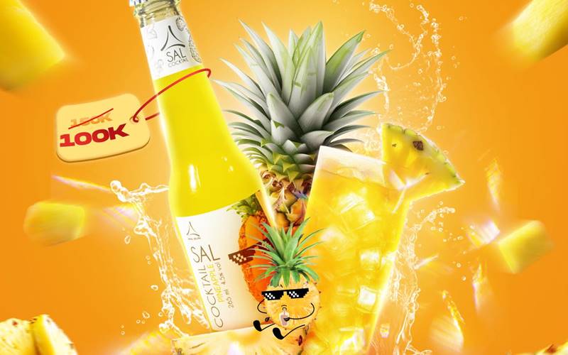 Sal Cocktail vị dứa