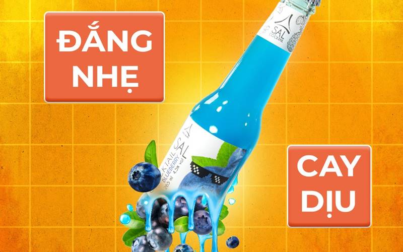 Sal Cocktail vị việt quất