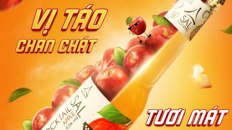 Sal Cocktail vị táo
