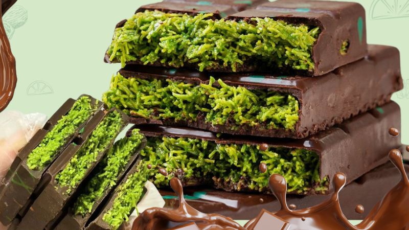 Socola Dubai vị Socola Trà xanh (Matcha)