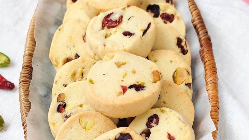 Bánh quy socola trắng nam việt quất