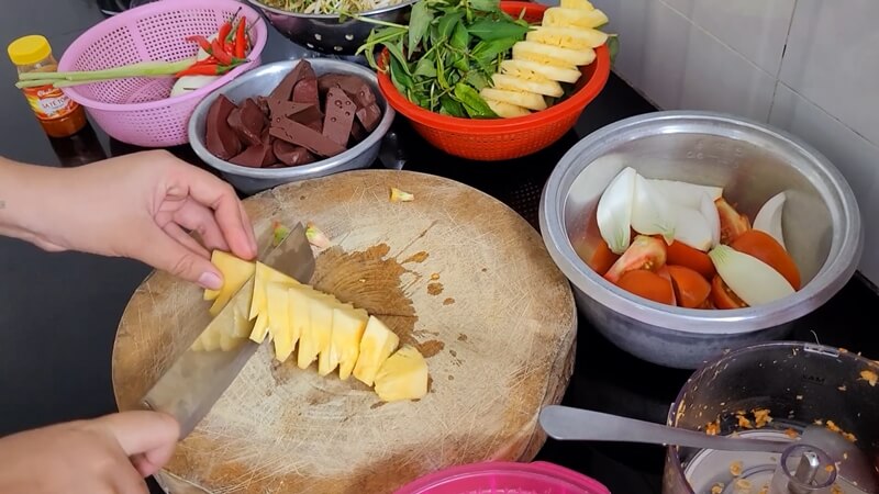Chuẩn bị các nguyên liệu khác