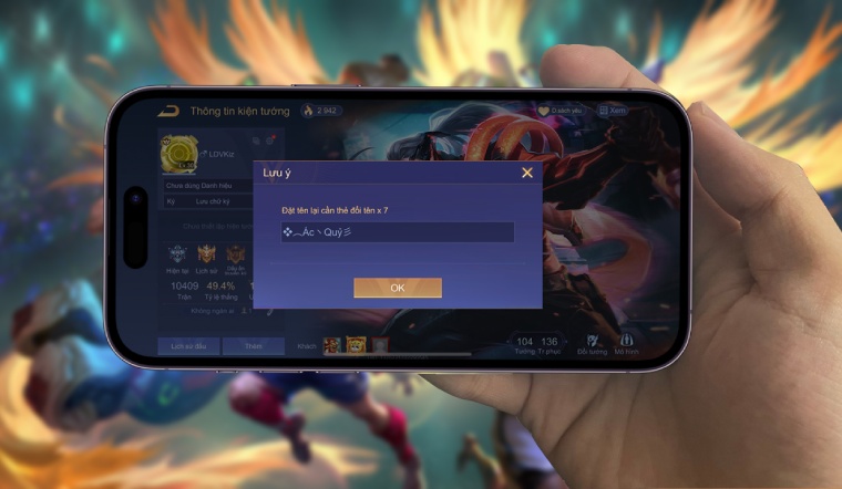 Gợi ý đặt tên game Liên Quân ý nghĩa, ngầu, chất nhất 2025