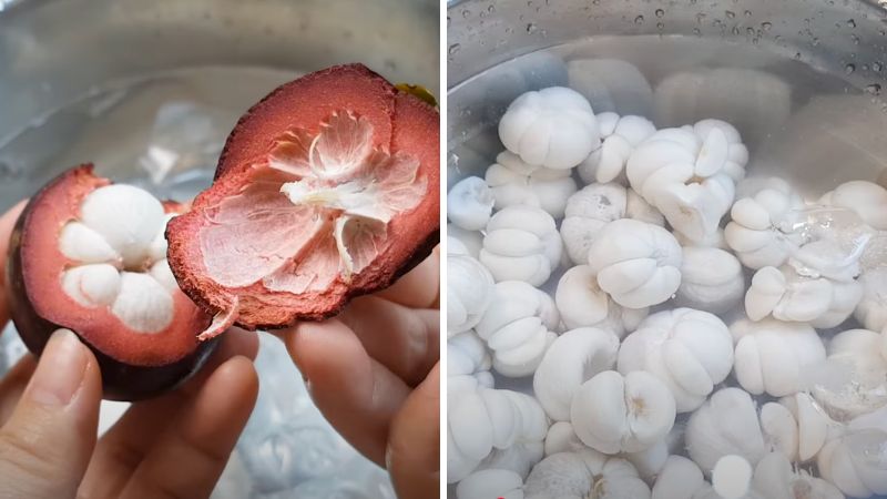 Sơ chế măng cụt