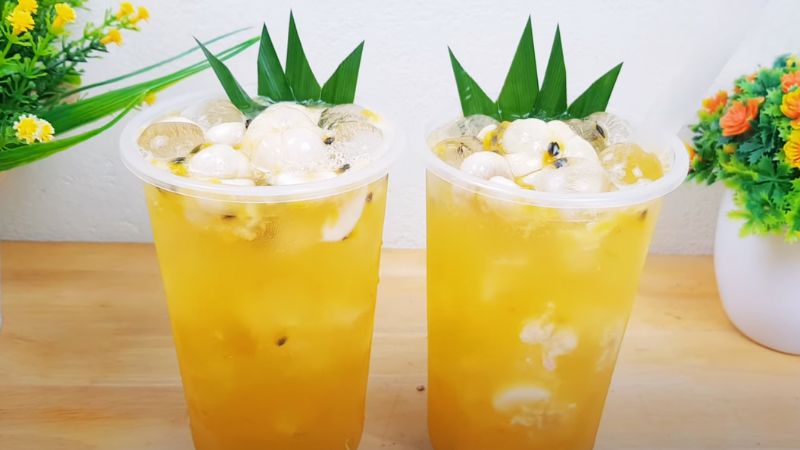 Trà măng cụt chanh dây