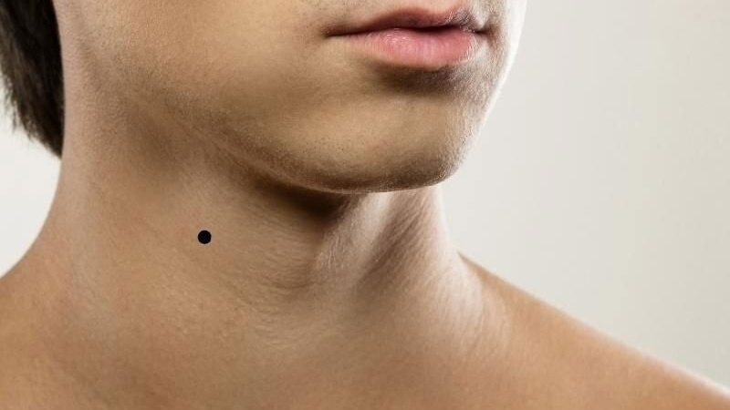 Nốt Ruồi Ở Cổ Nam