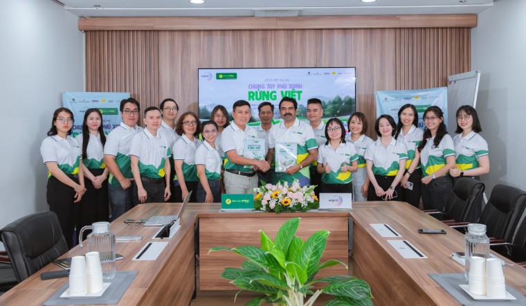 Wipro Consumer Care & Bách hóa XANH “Chung Tay Phủ Xanh Rừng Việt”
