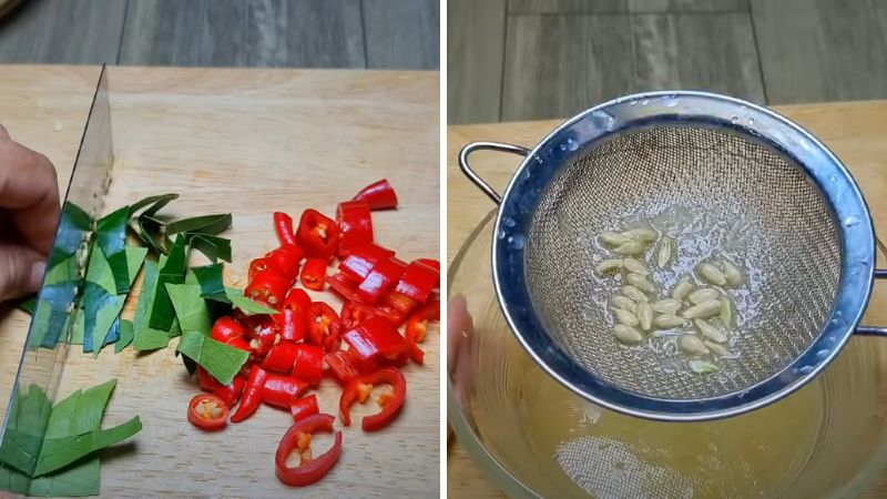 Sơ chế nguyên liệu Sơ chế nguyên liệu