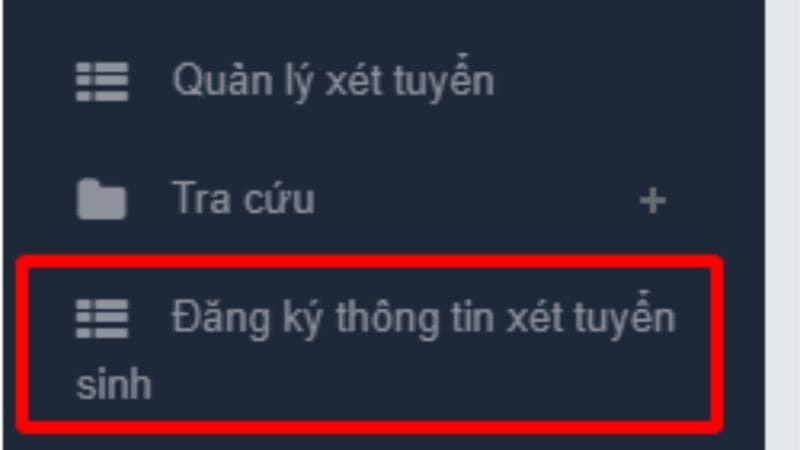 Nhập chính xác thông tin để xét tuyển hiệu quả