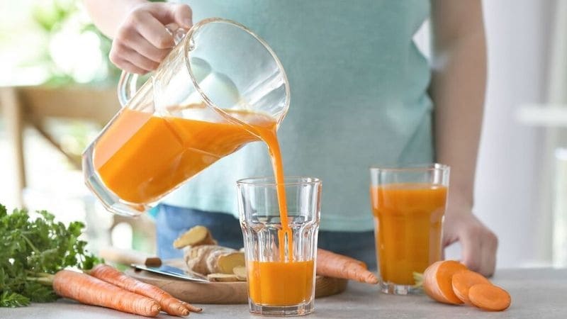 Cà rốt giàu vitamin A giúp mẹ mát sữa, da sáng khỏe
