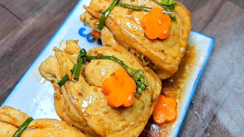 Nguyên liệu làm món đậu hũ túi tiền Nguyên liệu làm món đậu hũ túi tiền
