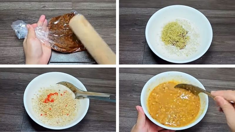 Chuẩn bị nước chấm ăn kèm