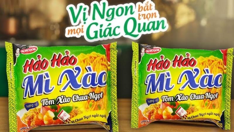 Hảo Hảo tôm xào chua ngọt đậm vị với 341 calo gói 75g