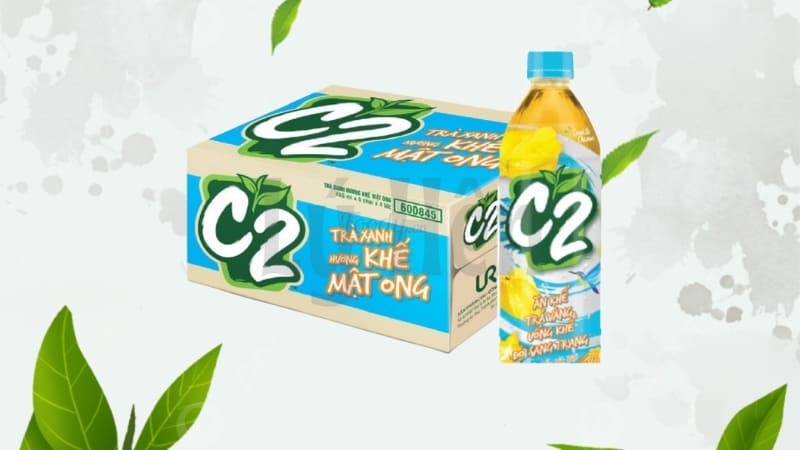 C2 trà xanh hương khế mật ong kết hợp vị chua nhẹ và ngọt dịu