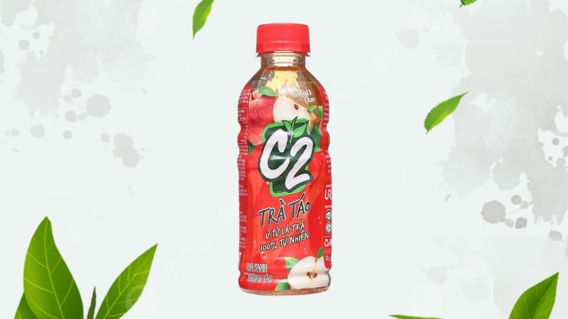 Trà xanh C2 hương táo có vị thơm nhẹ