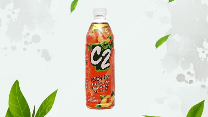 Hồng trà C2 hương đào thơm dịu, kết hợp vị trà tự nhiên