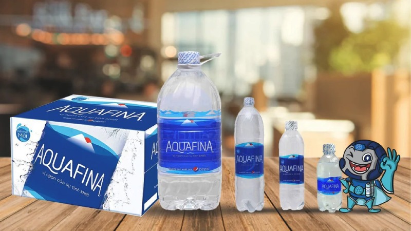 Các sản phẩm nước suối Aquafina có mặt tại Bách hóa XANH