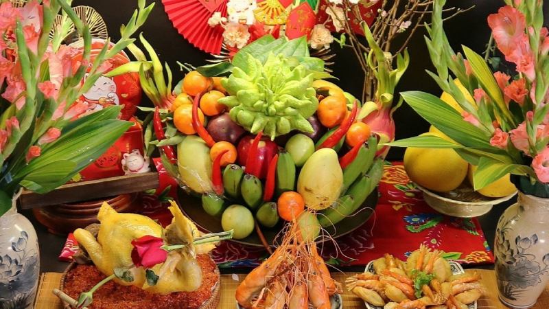 Hướng dẫn chuẩn bị lễ vật và bàn thờ cúng mùng 1