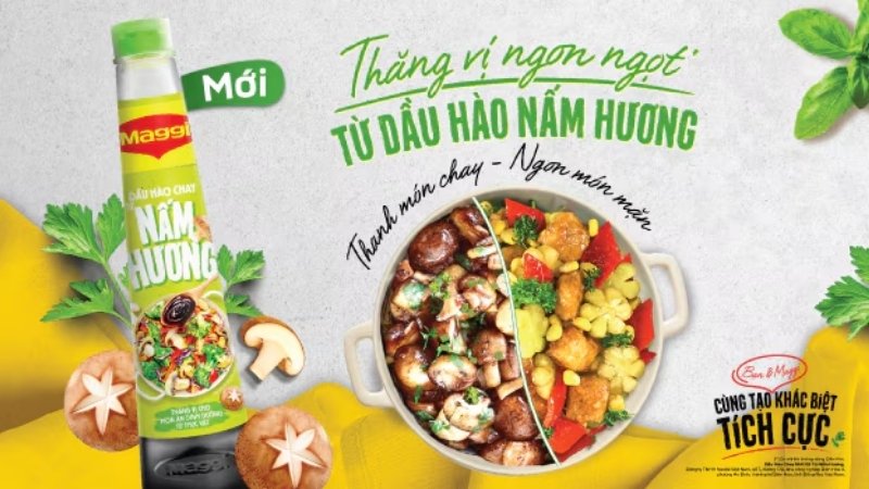 Giá dầu hào Maggi chay tương đương với dầu hào truyền thống