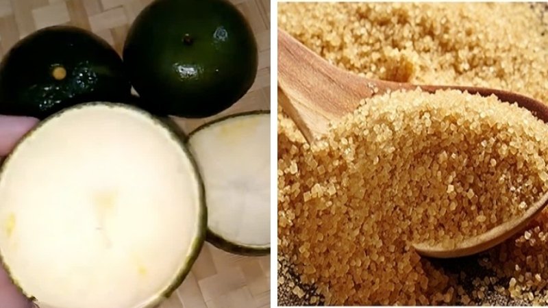 Nguyên liệu cần chuẩn bị để làm mứt vỏ cam sành
