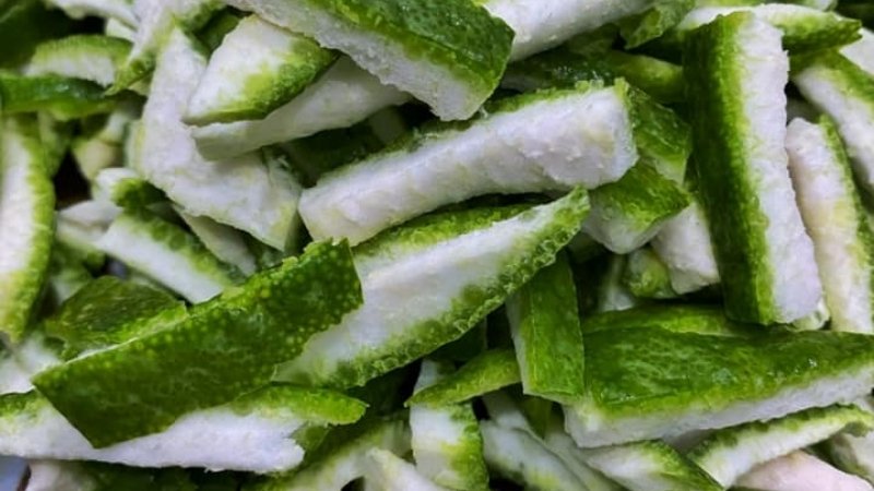 Lưu ý khi làm mứt vỏ cam sành