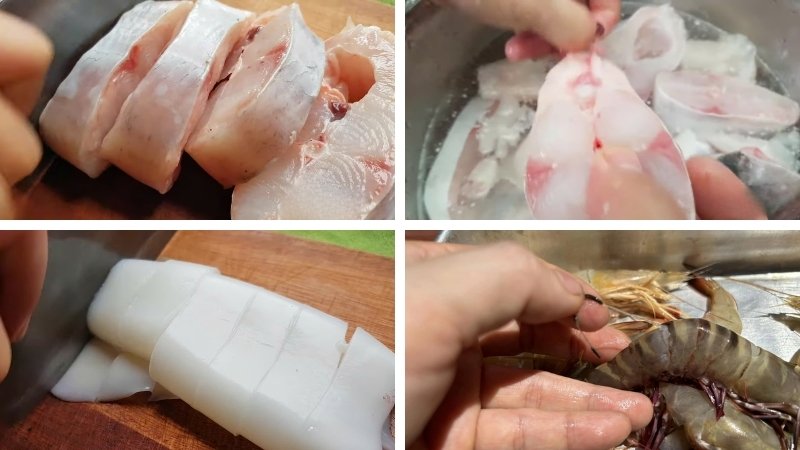 Sơ chế hải sản