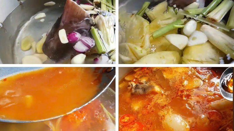 Cách nấu lẩu cá basa chi tiết
